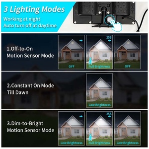 100 <span class=keywords><strong>Watt</strong></span> 200 <span class=keywords><strong>Watt</strong></span> không thấm nước <span class=keywords><strong>PIR</strong></span> cảm biến chuyển động năng lượng mặt trời lũ đèn 600W 300W 500W 1000W ngoài trời - Product Image 4
