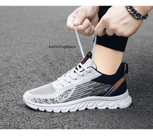 Mejores Zapatillas Deportivas Casuales para Hombre, Diseño de Malla Transpirable, Estilo Veraniego, Venta al Por Mayor - Product Image 3