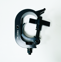 Pince de fixation robuste pour treillis d'éclairage de scène 300 kg, compatible 45-60 mm (1,77-2,36 pouces), pour éclairages DJ et présentoirs professionnels