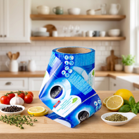 Film rétractable personnalisé de haute qualité, de qualité alimentaire, doux et lisse, imprimé, en PVC laminé, pour l'emballage des articles de première nécessité