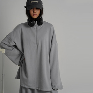Conjunto de <span class=keywords><strong>Blusa</strong></span> Básica de Manga <span class=keywords><strong>Larga</strong></span> <span class=keywords><strong>con</strong></span> <span class=keywords><strong>Falda</strong></span>, Estilo Informal y Modesto, para Otoño 2026, Talla Grande, Corte en A, para Mujer - Product Image 4