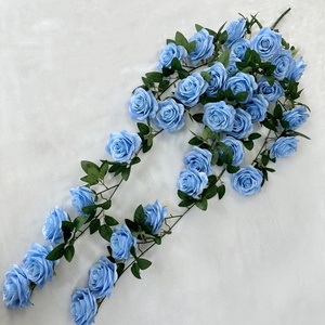 <span class=keywords><strong>Prix</strong></span> de gros, vignes de roses artificielles en soie, fleurs artificielles, vignes suspendues pour la décoration de mariage et de la maison - Product Image 3