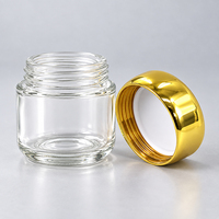 Bocaux en verre pour herbes avec couvercles dorés et argentés, haute étanchéité, protection UV, réduisent les fuites d'odeurs