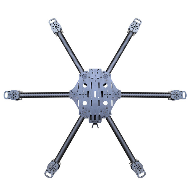Htx611 Easy-To-Carry 6 Axis 11 13 14Inch Agriculture Carbon Fiber Drone Frame For Remote Control Airplane Motors for Boys