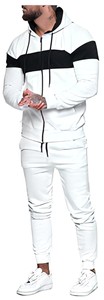 Survêtement de sport pour homme, personnalisé, 100% coton respirant, anti-UV, à capuche, pour l'automne/hiver, pour adultes, jogging, gym - Product Image 3