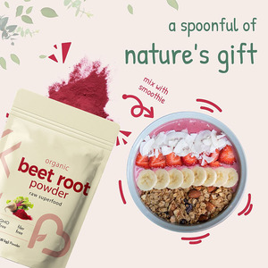 100% tinh khiết số lượng lớn hữu cơ màu Đỏ củ cải đường bột-hot không khí khô nguyên củ cải chiết xuất cho người lớn sức khỏe tim & khỏe mạnh huyết áp - Product Image 2