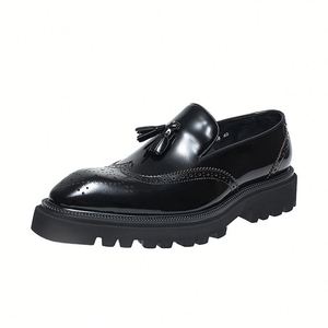 Chaussures habillées en cuir légères pour hommes – Nouvelle collection printemps-hiver – Douces, respirantes et antidérapantes avec semelle en caoutchouc amortissante - Product Image 2
