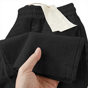 Pantaloni Estivi da <span class=keywords><strong>Donna</strong></span> in <span class=keywords><strong>Lino</strong></span> a Gamba Larga, Casual, Larghi, Dritti, Lunghi, Sottili in Cotone e <span class=keywords><strong>Lino</strong></span> - Vendita all'Ingrosso - Product Image 3