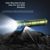 Lampe torche LED populaire zoomable, laser tricolore, rechargeable, batterie externe, super lumineuse, télescopique, pour camping et pêche en extérieur