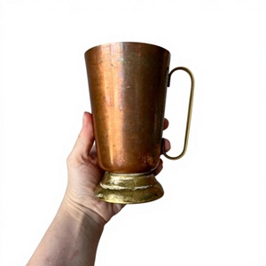Taza de Viaje BS International de Cobre Antiguo con Base de Latón, Ecológica, Aislamiento Térmico para Frío/Calor, Apta para Lavavajillas y Microondas, con Mosquetón - Product Image 6