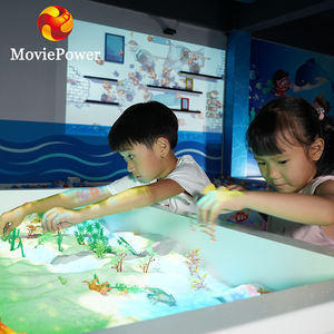 Juego <span class=keywords><strong>de</strong></span> proyector virtual AR Education 3D Indoor Playground Sand Beach Interactive Magic Projection 3D Sandbox Games - Product Image 5