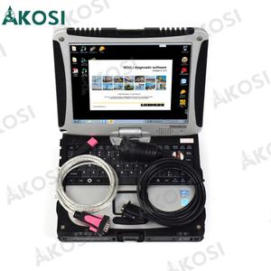 Outil de diagnostic robuste pour Liebherr avec scanner, ordinateur portable CF19 et câble Deutsch 9 broches pour engins de construction et grues - Product Image 2