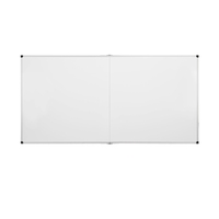 Vente en gros d'usine OEM tableau blanc pliable de grande taille 40x72 pouces avec cadre en aluminium tableau blanc mural avec deux tableaux blancs pliants
