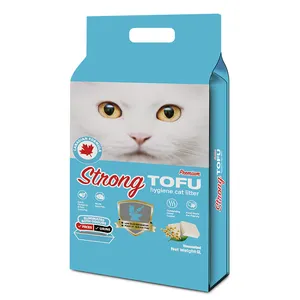 brand strong kitty sand litter in China supplier 6L pet litter sand