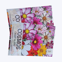 Pochette à fermeture éclair personnalisée, imprimée, résistante à l'humidité, refermable, pour l'emballage des graines de fleurs et de légumes de jardin