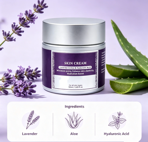 <span class=keywords><strong>Crème</strong></span> <span class=keywords><strong>Visage</strong></span> Apaisante et Hydratante Personnalisée à l'Aloès, Éclaircissante à la Lavande et à l'Acide Hyaluronique – <span class=keywords><strong>Crème</strong></span> et Lotion <span class=keywords><strong>Visage</strong></span> - Product Image 2