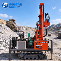 Foreuse hydraulique rotative portable à moteur diesel pour la construction de puits d'eau souterraine