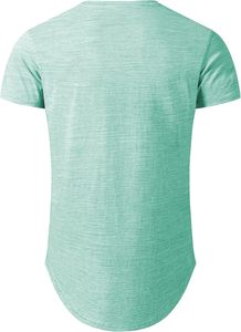 เสื้อยืดทรงยาวสไตล์วินเทจ LETAOTAO สำหรับ<span class=keywords><strong>ผู้ชาย</strong></span> ทรงฮิปสเตอร์ ตัดเย็บแบบดรอปคัท ชายเสื้อโค้งมน ทรงเข้ารูป เหมาะสำหรับออกกำลังกาย เพาะกาย เสริมสร้าง<span class=keywords><strong>กล้าม</strong></span>เนื้อ - Product Image 3