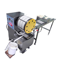 Machine automatique à fabriquer des feuilles de pâte pour samosas, gâteaux, rouleaux de printemps, avec moteur, pour restaurants