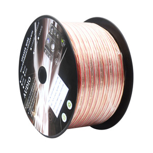 Spool of High Quality Transparent PVC Speaker Wire for Audio to Amplifier, Surround Sound <b>System</b>, TV Home and Car <b>Stereo</b> W-5102 - Product Image 5