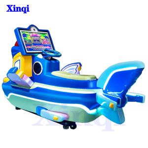 ¡Gran Oferta! Máquina de Balancín Comercial para Niños con Diseño de Pez Volador de Dibujos Animados, Operada con Monedas, Tipo Barco, con Música, Yate Balancín - Product Image 5