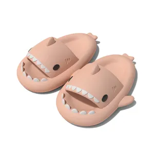 Children Fashionable Design Shark Slides Slippers Girls Boys Sandals Bathroom Slides