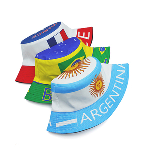 Sombrero de Pescador Reversible con Estampado de Bandera Nacional de <span class=keywords><strong>Argentina</strong></span>, Brasil y México, Estilo Panamá para Verano y Actividades al Aire Libre - Product Image 5