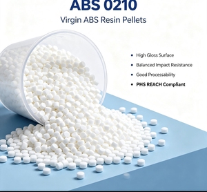 Granulés de résine sphériques vierges ABS 0210 de qualité extrusion ZPC ZA0210, bonne brillance de surface, conformes RoHS REACH, pour applications électriques - Product Image 1
