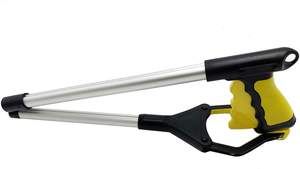 Gelber faltbarer Extender Gripper Tool Mülls ammler Reacher Grabber - Product Image 4