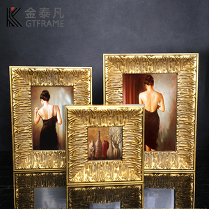 Trang Trí Công Phu Gỗ Rắn Baroque 4X6 5X7 <span class=keywords><strong>8X10</strong></span> Trang Trí Hình Ảnh Vintage Antique Vàng Khung - Product Image 2