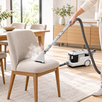 40S Vapeur rapide 100 ℃   Nettoyage des taches de café, de vin, de graisse alimentaire et de salissures d'animaux sur les canapés, les tapis et les tissus d'ameublement - Machine de nettoyage