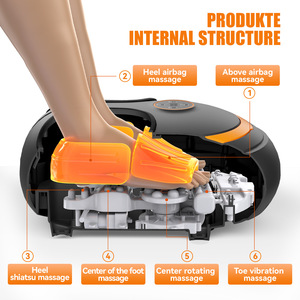 Leichtes tragbares Fuß <span class=keywords><strong>massage</strong></span> gerät Kompakter Airbag Hot Com press Fernbedienung Spot Kneten Heimgebrauch Fuß <span class=keywords><strong>massage</strong></span> gerät - Product Image 3