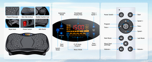 Mini Hot Portable <span class=keywords><strong>Vibro</strong></span> <span class=keywords><strong>Power</strong></span> Board Verticale Vibratieplaat voor Thuisgebruik van Staal voor Afvallen en Lichaamsbeweging - Product Image 5