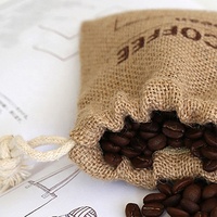 Sac en toile de jute personnalisé avec logo, 50 kg, 100 kg, petit sac en toile de jute pour cosmétiques, riz, thé, emballage cadeau, sac en toile de jute pour café, sac à cordon