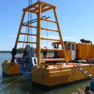 Cát dredger cát nhỏ sà Lan hút máy bay phản lực NẠO VÉT Máy chìm bùn bơm thuyền cát máy - Product Image 5