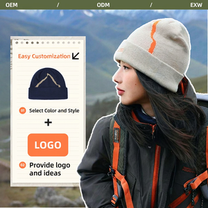 Bonnet de ski en tricot imprimé par transfert thermique, ajustable, pour adulte, extérieur, en tissu extensible et confortable - Product Image 3