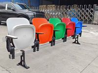 Asientos Plegables para Estadios, Diseño Ergonómico, Estructura Resistente de Aluminio y Acero, Proveedor Mayorista para Estadios de Fútbol, Certificado ISO