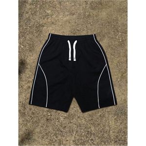 Shorts Y2K Drippy pour homme FOXA, shorts de sport rayés amples pour l'été, séchage rapide, entraînement, sport, décontracté, gym, streetwear, 100% polyester - Product Image 3