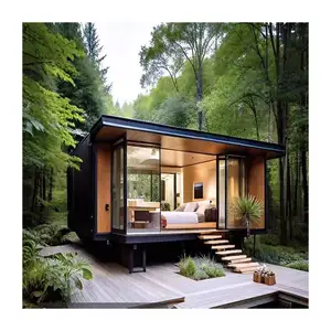Maison conteneur moderne modulaire Family Garden Backyard chambres personnalisables