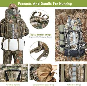 Free sample Tactical <b>Backpacks</b> Molle Bag Rucksack Pack Waterproof with Waterproof Cover For <b>Men</b> - Product Image 5