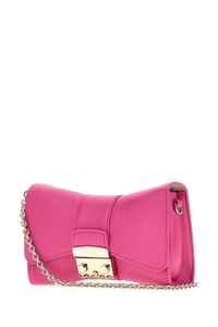 Bolso de diseñador de alta calidad Furla Metropolis Remix en forma de lazo Mini bandolera bolso rosa brillante - Product Image 2