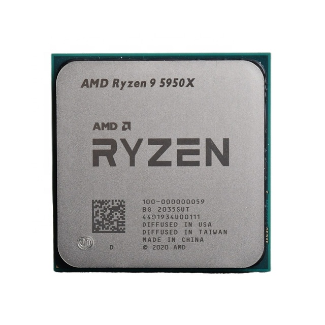 AMD R9 5950X CPU 5950X Desktop Computer Processor 3.4GHz 105W TSMC 7nm FinFET 64MB PCIe 4.0 AM4 New 100-100000059WOF