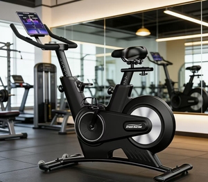 Vélo d'appartement intelligent de luxe ultra-silencieux pour usage domestique, équipement de fitness intérieur à contrôle magnétique, volant d'inertie pour la perte de poids, idéal pour la salle de sport - Product Image 5