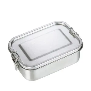 Hot Koop Gebak Stapelbaar Kantoor Premium Kwaliteit Roestvrij Staal Tiffin Lunch Box Met Slot