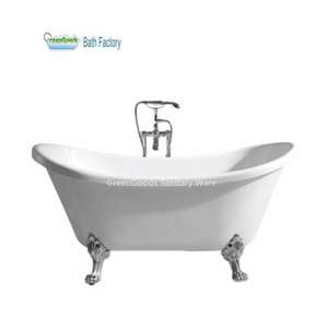 <span class=keywords><strong>Baignoire</strong></span> à quatre pieds en acrylique blanc, salle de bain classique, offre spéciale - Product Image 2