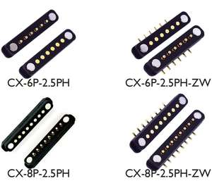 CZX 2-poliger magnetischer Ladeans chluss 2-poliger magnetischer Lade anschluss Hochstrom-Pogo-Stift feder belasteter Stecker - Product Image 5