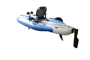 <span class=keywords><strong>Kayak</strong></span> <span class=keywords><strong>gonflable</strong></span> à pédales 1 personne assis sur le dessus 12 pieds nouveau design matériau PVC de haute qualité avec système de gouvernail à vendre - Product Image 4