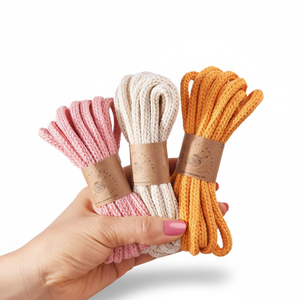 <span class=keywords><strong>Cuerda</strong></span> de macramé hueca sinterizable de 7 mm, 100% algodón, suave, trenzada a mano, 3 m de longitud, para manualidades DIY, con cuentas de Buda pequeñas en subpaquete - Product Image 1