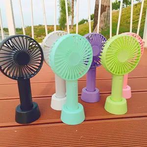 Thuis School Kantoor Outdoor Handheld Oplaadbare Usb Draagbare Luchtkoeling Schattige Custom Mini Fan