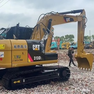 Excavatrice sur chenilles Caterpillar CAT313d2l 313d 313dl d'occasion, 13 tonnes, haute efficacité, pour la construction, en stock, très demandée mondialement - Product Image 1